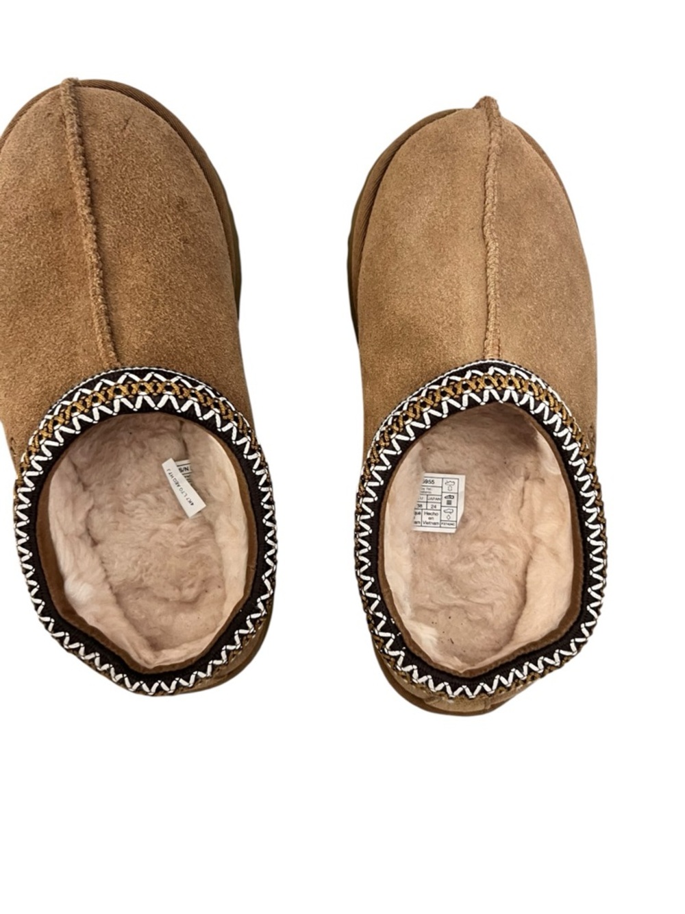 UGG Pink Shearling-Lined Slip-On Mule